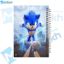 تصویر  دفتر زبان 100 برگ مشایخ طرح سونیک (SONIC) کد YLA116 