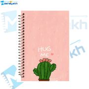 تصویر  دفتر خاطرات 60 برگ مشایخ طرح کاکتوس کد ART142  