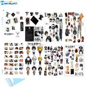 برچسب مشایخ طرح انیمه دث نوت مدل اسکرپ بوک بسته 10 عددی با طراحی جذاب و چاپ باکیفیت