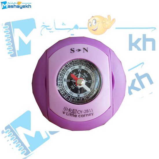 تصویر  تراش فانتزی مخزن دار دارای قطب نما کد 11 28 - CY (بنفش) 