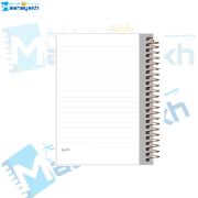 تصویر  دفتر یادداشت مشایخ طرح یک شب زیبای برفی کد B951