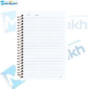 تصویر  دفتر زبان 2 خط مشایخ طرح ایموجی مدل والپیپر کد LA341