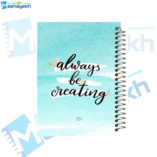 تصویر  دفتر لغت 60 برگ مشایخ طرح جملات انگیزشی کد DL153 