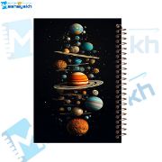 تصویر  دفتر لغت 60 برگ مشایخ طرح فضا و کهکشان کد DL159 