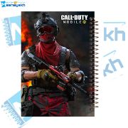 تصویر  دفتر زبان 60 برگ مشایخ طرح بازی کالاف (CALL OF DUTY) کد MLA299