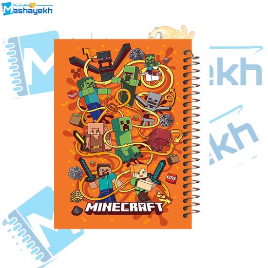 تصویر  دفتر نقاشی 60 برگ مشایخ طرح ماینکرافت ( MINECRAFT ) کد MC311 