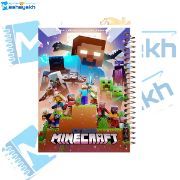 تصویر  دفتر نقاشی 60 برگ مشایخ طرح ماینکرافت ( MINECRAFT ) کد MC312 