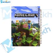 تصویر  دفتر شطرنجی 50 برگ مشایخ طرح ماینکرافت (MINECRAFT) کد NCH102 