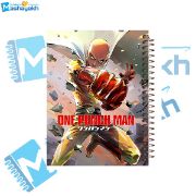 تصویر  دفتر مشق 100 برگ مشایخ طرح مرد تک مشتی (ONE PUNCH MAN) مدل انیمه کد YN390 