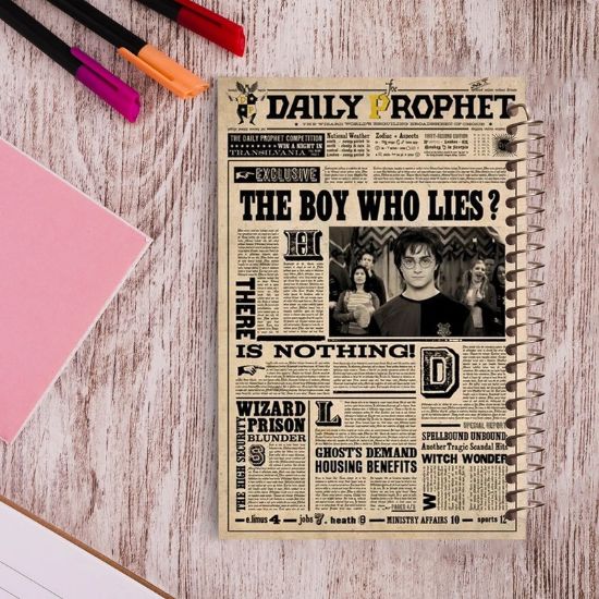 تصویر  دفتر لغت 100 برگ مشایخ طرح هری پاتر (HARRYPOTTER) کد VL134 