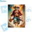تصویر  دفتر مشق 100 برگ مشایخ طرح مانکی دی لوفی (MONKEY.D.LUFFY) طرح انیمه وان پیس کد YN429