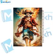 تصویر  دفتر مشق 100 برگ مشایخ طرح مانکی دی لوفی (MONKEY.D.LUFFY) طرح انیمه وان پیس کد YN429