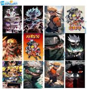 تصویر  برچسب مشایخ طرح انیمه ناروتو کد BR906 بسته 12 عددی