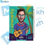 تصویر  دفتر لغت فارسی 100 برگ مشایخ طرح لیونل مسی مدل فوتبالی کد VLF260 
