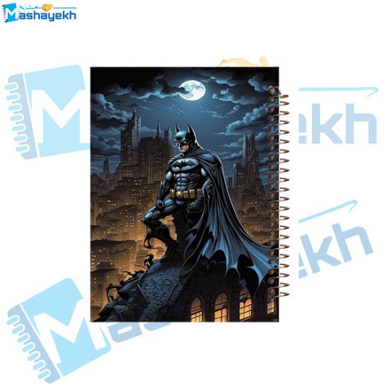 تصویر  دفتر مشق 100 برگ مشایخ طرح بتمن ( شوالیه تاریکی ) کد YN367 