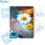 تصویر  دفتر شکرگزاری 100 برگ مشایخ طرح گل های رنگی کد ZT239 