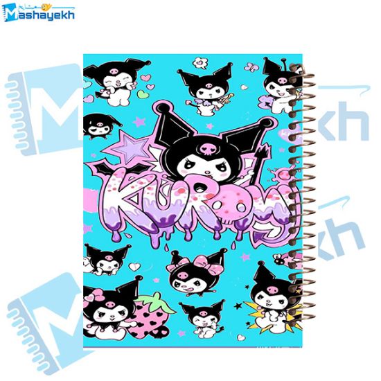 تصویر  دفتر مشق 100 برگ مشایخ طرح کرومی (KUROMI) کد YN456