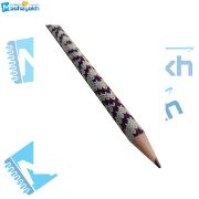 تصویر  مداد مشکی طرح دار آریا 