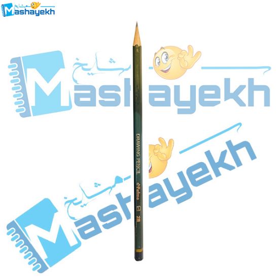 مداد طراحی پالمو مدل B4 با مغزی نرم و پررنگ برای طراحی حرفه‌ای