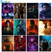 تصویر  برچسب مشایخ طرح جان ویک (JOHN WICK) کد BR722 بسته 12 عددی