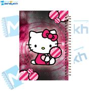 تصویر  دفتر مشق 60 برگ مشایخ طرح هلو کیتی ( Hello Kitty ) کد MN555