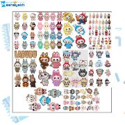 تصویر  برچسب مشایخ طرح لبوبو مدل اسکرپ بوک  BR943 بسته 10 عددی  