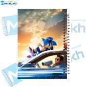 تصویر  دفتر مشق 100 برگ مشایخ طرح سونیک (SONIC) کد YN578