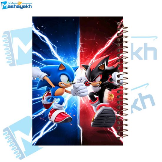 تصویر  دفتر مشق 100 برگ مشایخ طرح سونیک (SONIC) کد YN582