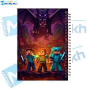 تصویر  دفتر مشق 60 برگ مشایخ طرح ماینکرافت (MINECRAFT) کد MN533 
