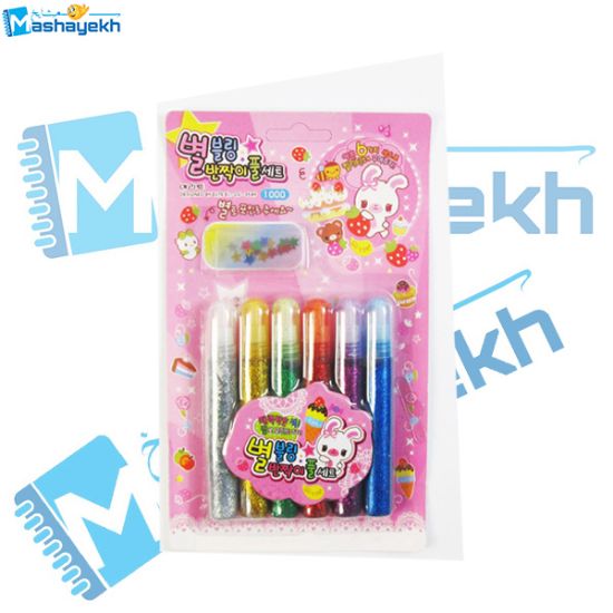 چسب اکلیلی ۶ رنگ الیت مدل ۳۵۴۹