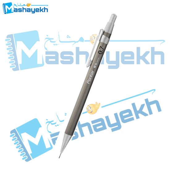 تصویر  مداد نوکی 0.7 میلی متری پنتر مدل متال ژاکت (METAL JACKAT) کد AMP10175  (طوسی)