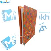 تصویر  دفتر کلاسوری 200 برگ  قفل فلزی مدل 26 حلقه طرح فانتزی