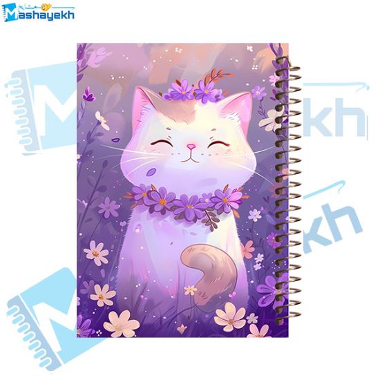 تصویر  دفتر مشق 60 برگ مشایخ طرح گربه ی ملوس کد MN670 