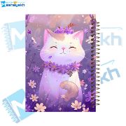 تصویر  دفتر مشق 60 برگ مشایخ طرح گربه ی ملوس کد MN670 