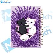 تصویر  دفتر مشق 60 برگ مشایخ طرح گربه های بامزه کد MN664