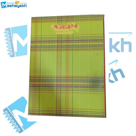 تصویر  دفتر کلاسوری 100 برگ  قفل فلزی 26 حلقه