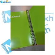 تصویر  دفتر کلاسوری 100 برگ  قفل فلزی 26 حلقه