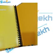 تصویر  دفتر کلاسوری 100 برگ  قفل پلاستیکی 26 حلقه 