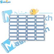 برچسب دور آبی سایز 1×3 سانتیمتر مدل بنیتو مناسب مداد، کتاب و قیمت‌گذاری سریع