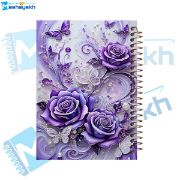 تصویر  دفتر مشق 60 برگ مشایخ طرح گل MN669 