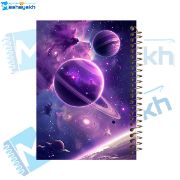 تصویر  دفتر مشق 60 برگ مشایخ طرح فضا و کهکشان کد MN661