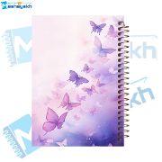 تصویر  دفتر مشق 200 برگ مشایخ طرح پروانه وینتیج کد WN663