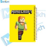 تصویر  دفتر مشق 200 برگ مشایخ طرح ماینکرافت (MINECRAFT) مدل الکس کد WN650