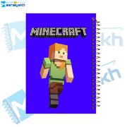 تصویر  دفتر مشق 200 برگ مشایخ طرح ماینکرافت (MINECRAFT) مدل الکس کد WN650