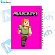 تصویر  دفتر مشق 200 برگ مشایخ طرح ماینکرافت (MINECRAFT) مدل الکس کد WN650