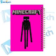 تصویر  دفتر مشق 200 برگ مشایخ طرح ماینکرافت (MINECRAFT) مدل اندرمن کد WN633 