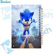 تصویر  دفتر مشق 200 برگ مشایخ طرح سونیک (SONIC) کد WN116
