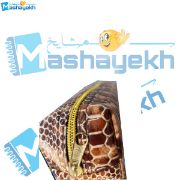 تصویر  جامدادی تک زیپ عرفان مدل پوست ماری