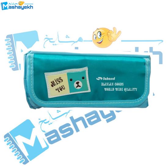 تصویر جامدادی تک زیپ سهند با طراحی جمع‌وجور و مقاوم، مناسب مدرسه و استفاده روزمره