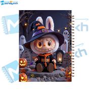 تصویر  دفتر مشق 200 برگ مشایخ طرح لبوبو (LABUBU) کد WN602